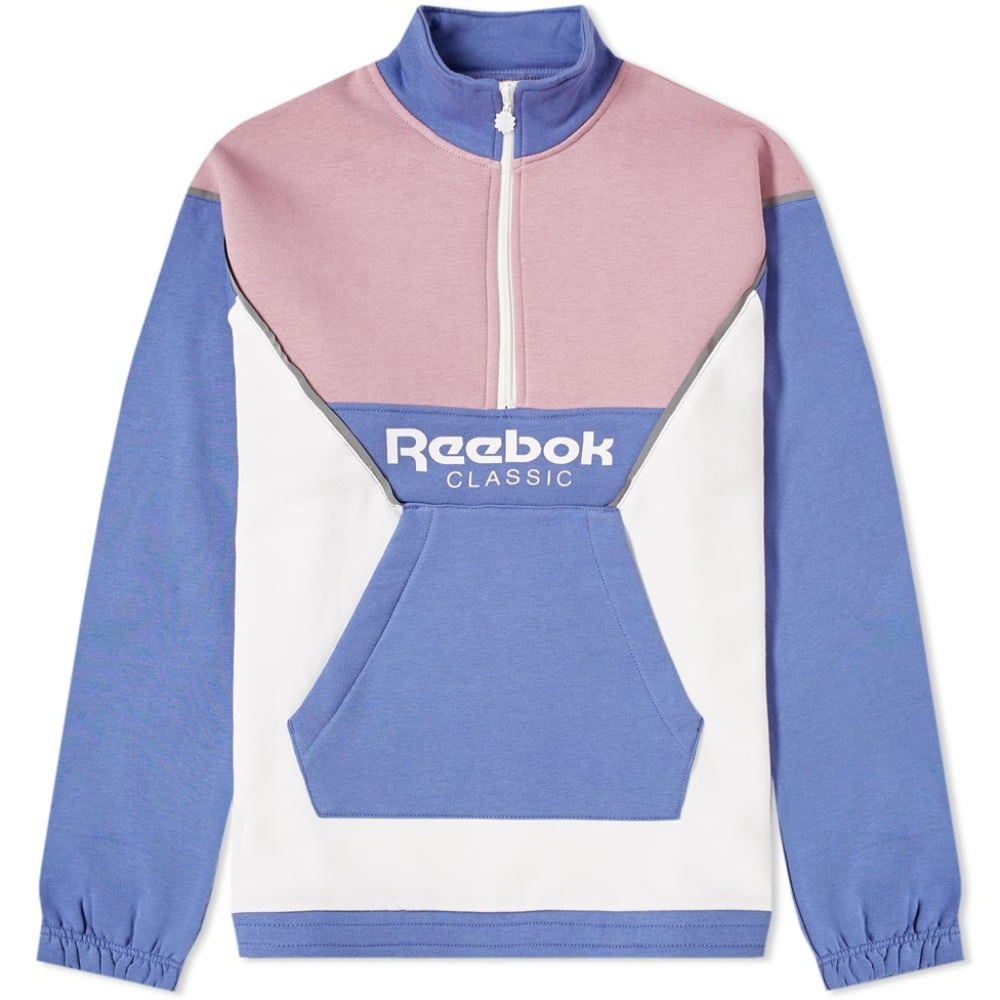 REEBOK RETRO HALF ZIP SWEAT LILAC SHADOW